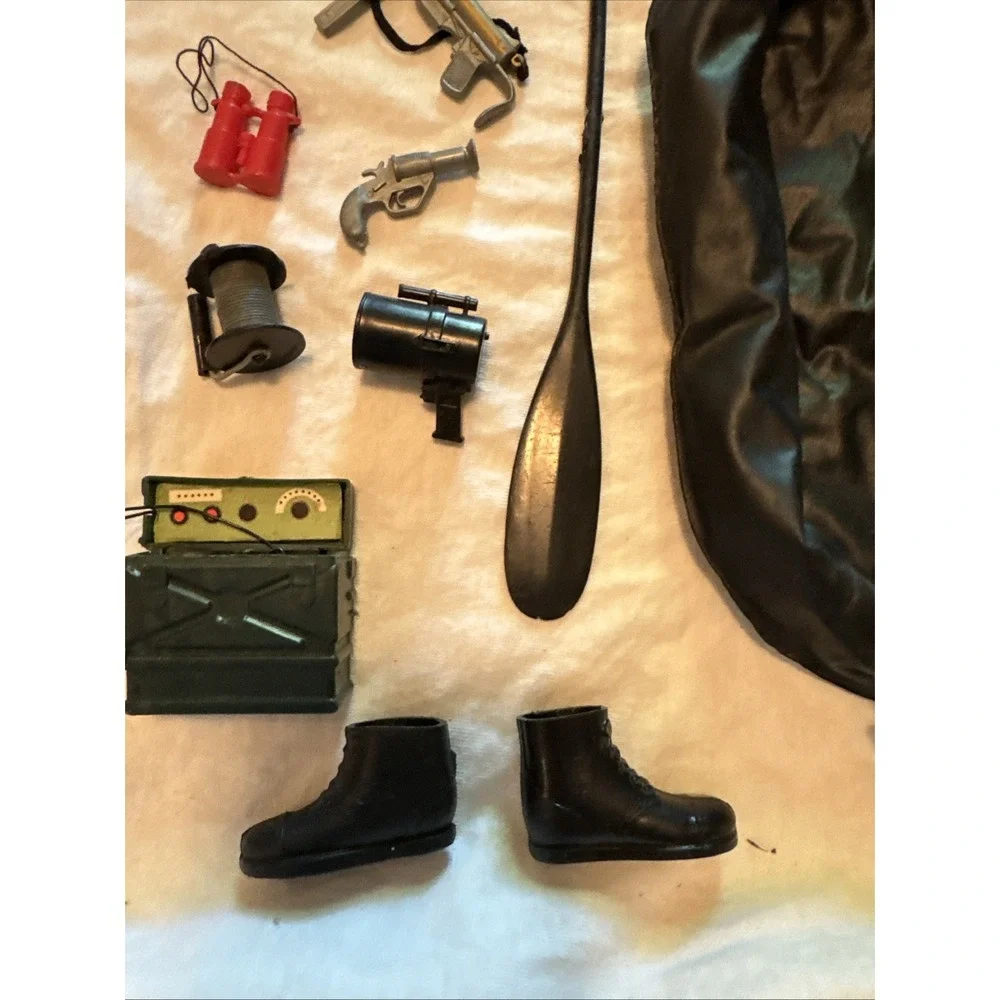 Vtg GI JOE The Adventure Of Secret Mission To Spy Island Accessories Set Look!